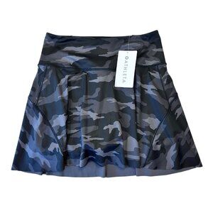 Athleta Ace Printed Tennis Skort Size Small NWT Gray Camo 15.5" Pickleball